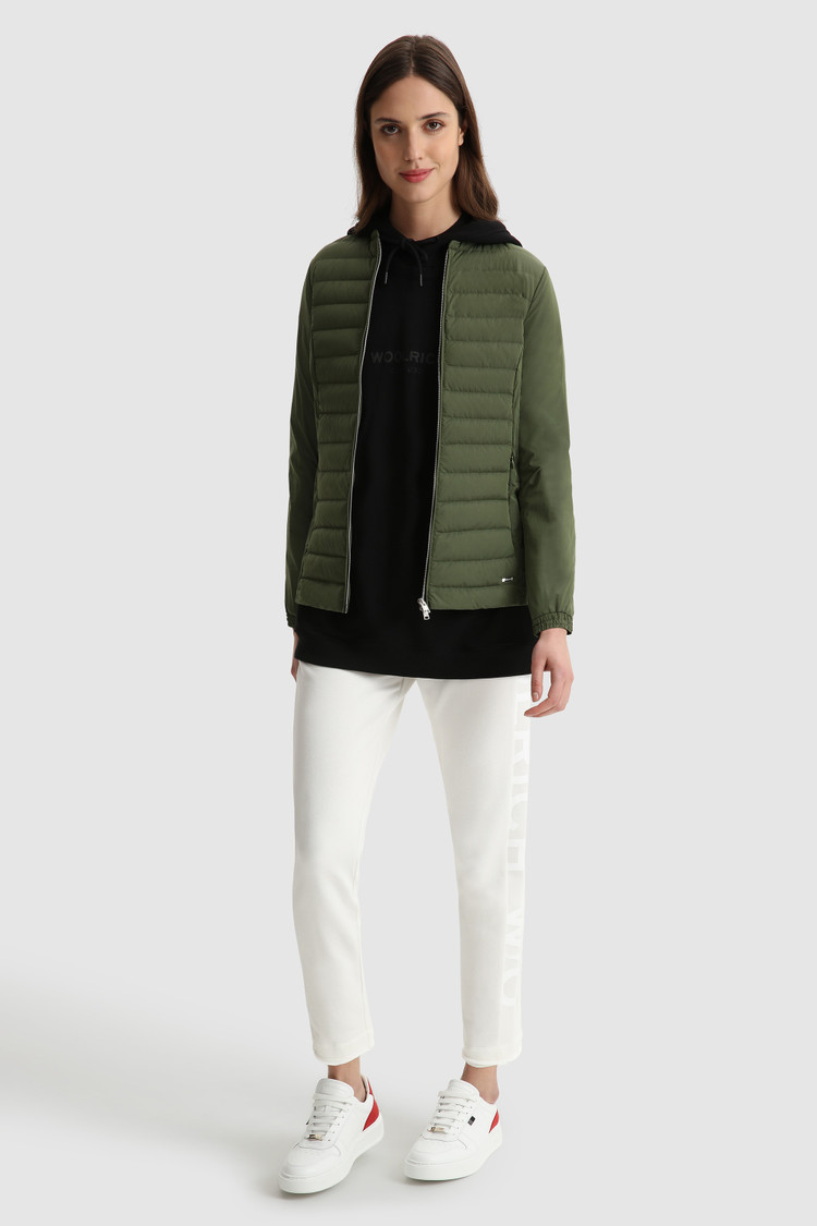 Violet quilted jacket