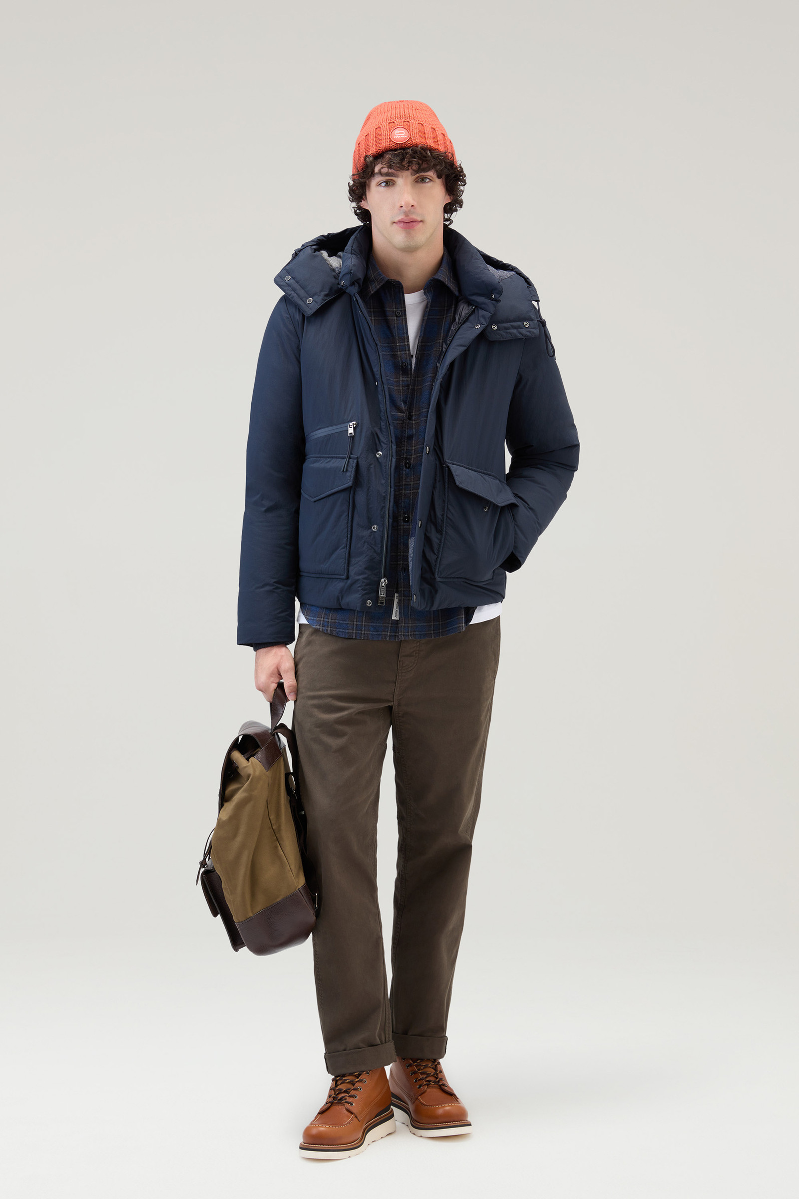 Aleutian Jacke aus Taslan-Nylon blau photo 2 | Woolrich