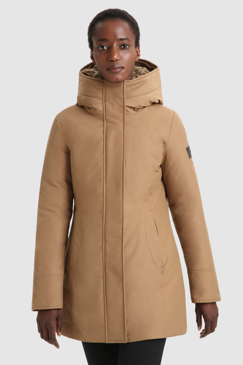 ladies woolrich parka