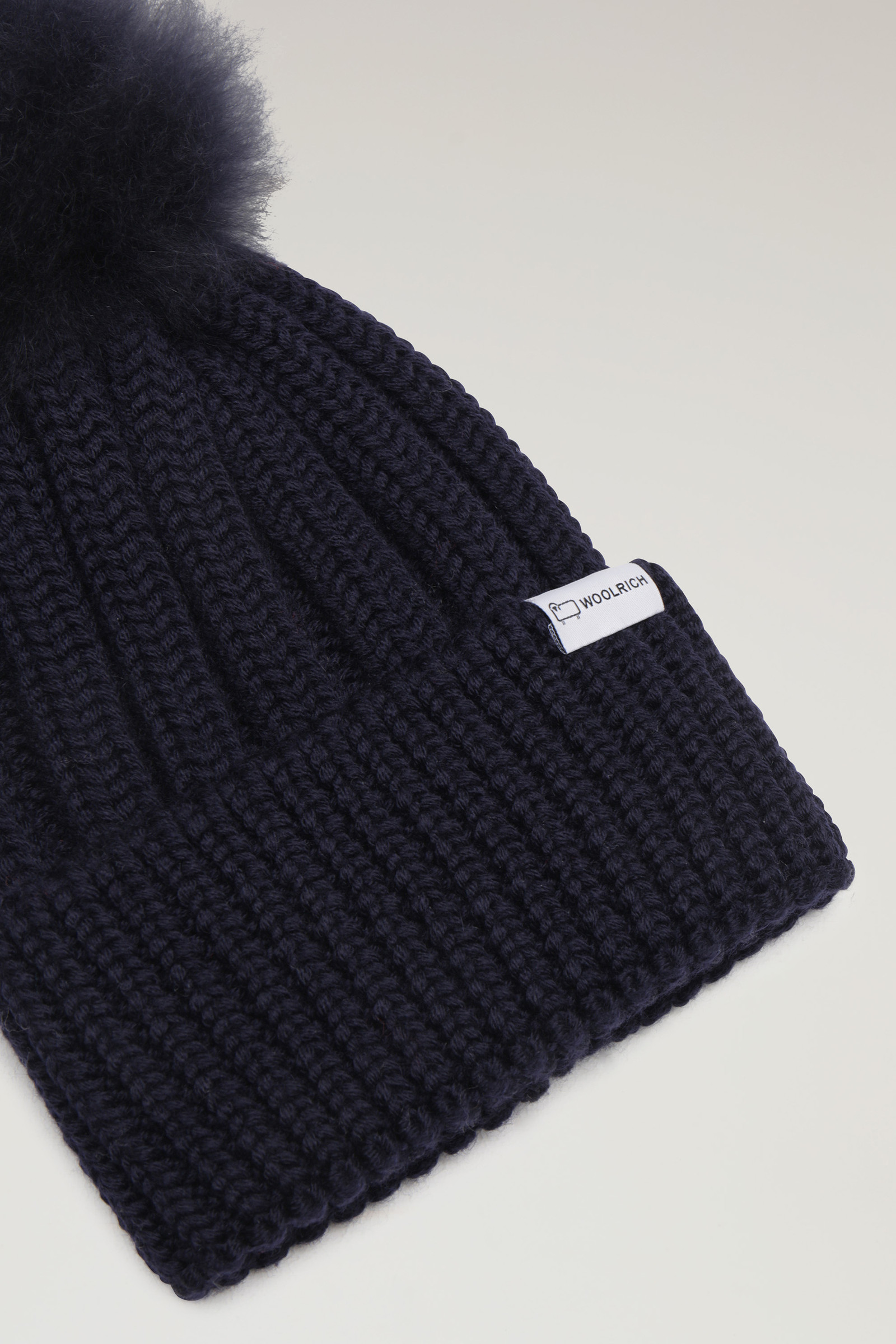 Girls' Pom-Pom Beanie Blue photo 3 | Woolrich
