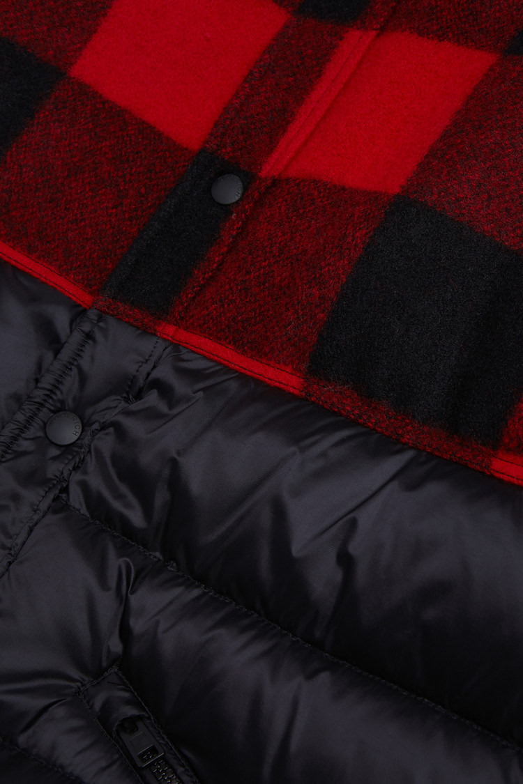Rowland reversible jacket with shirt collar