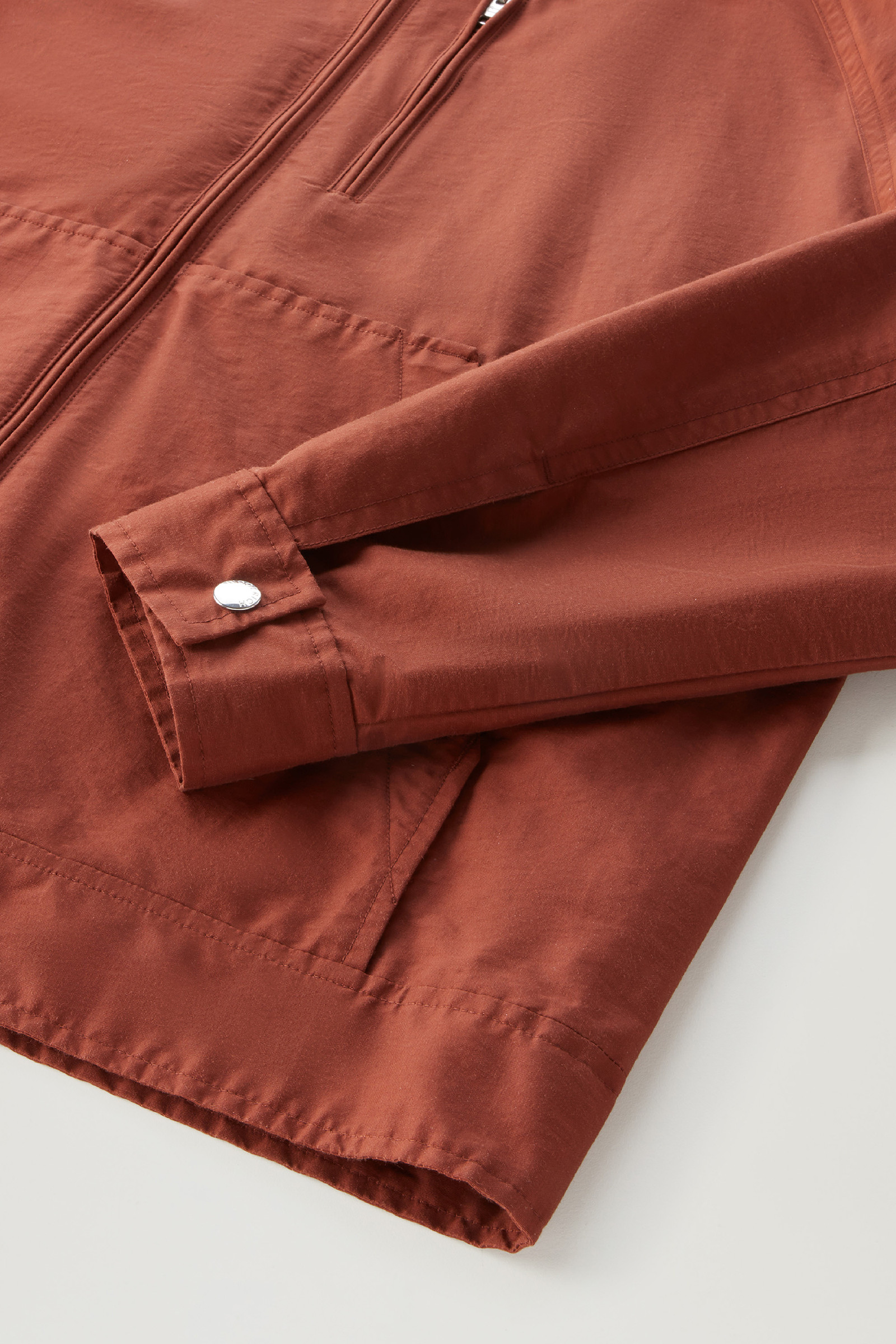 Lobster Jacket in Light Eco Ramar with Hood Brown photo 8 | Woolrich