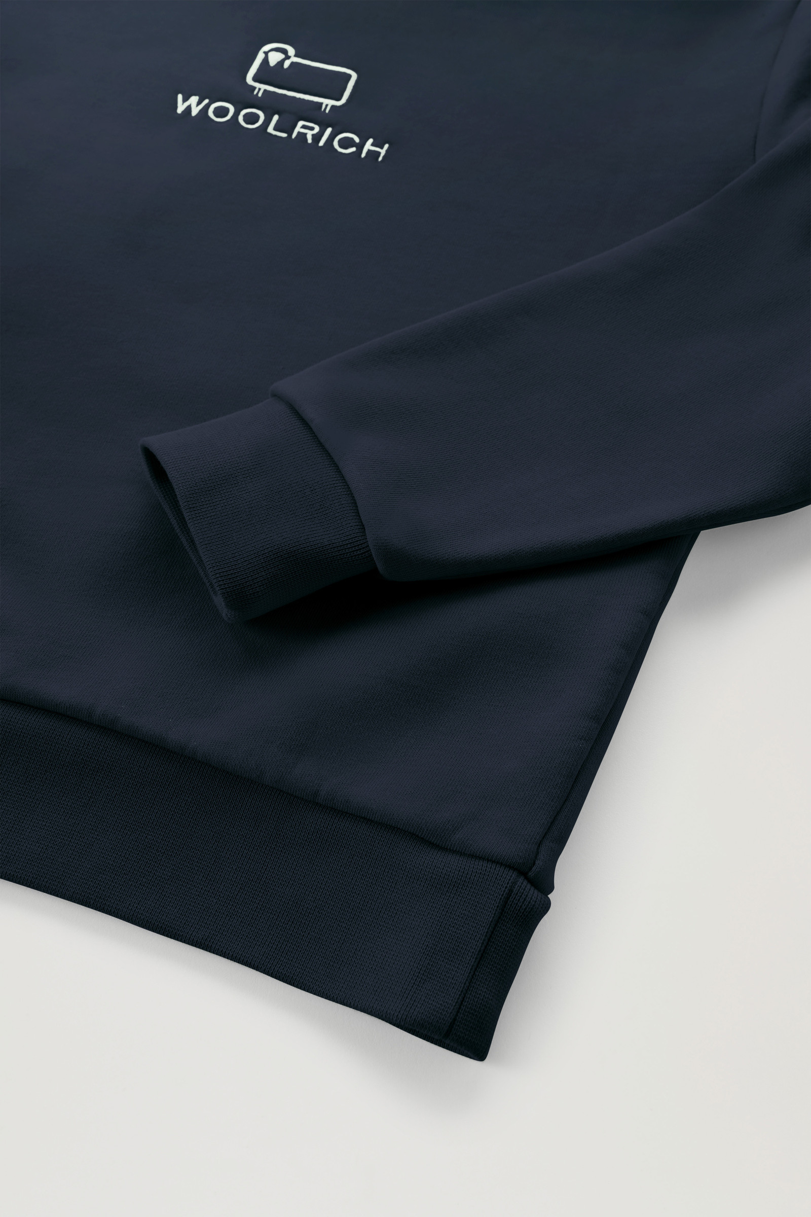 Boys' Logo Hoodie in Fleece Blue photo 5 | Woolrich