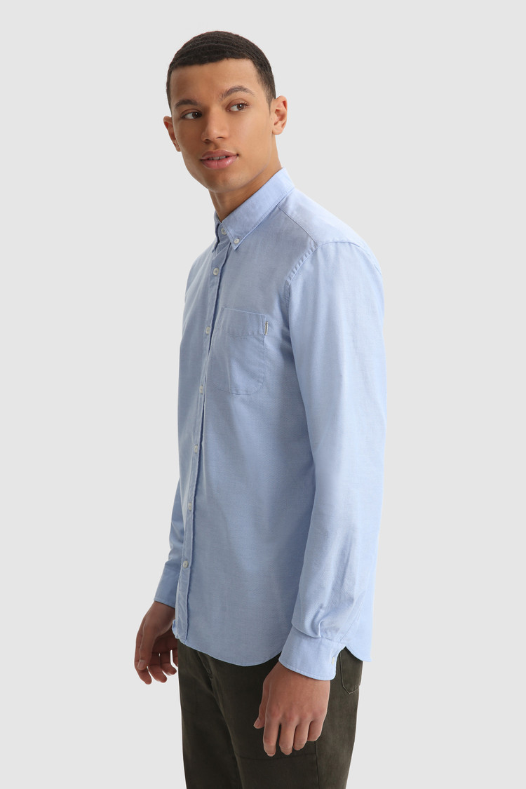 Camisa Oxford de algodón grueso