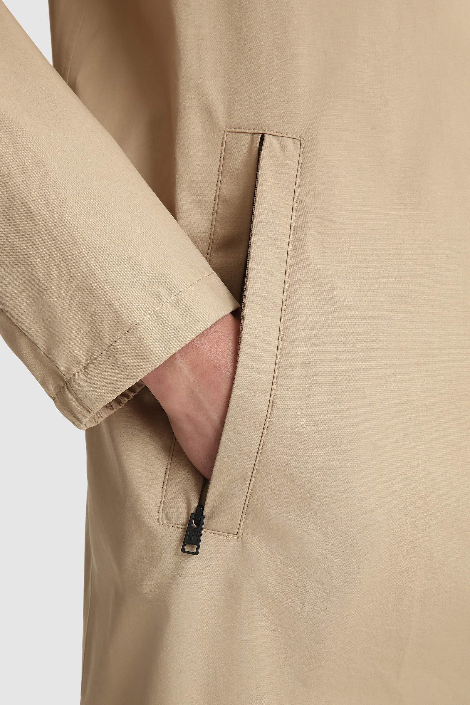 Triple-layer cotton car coat