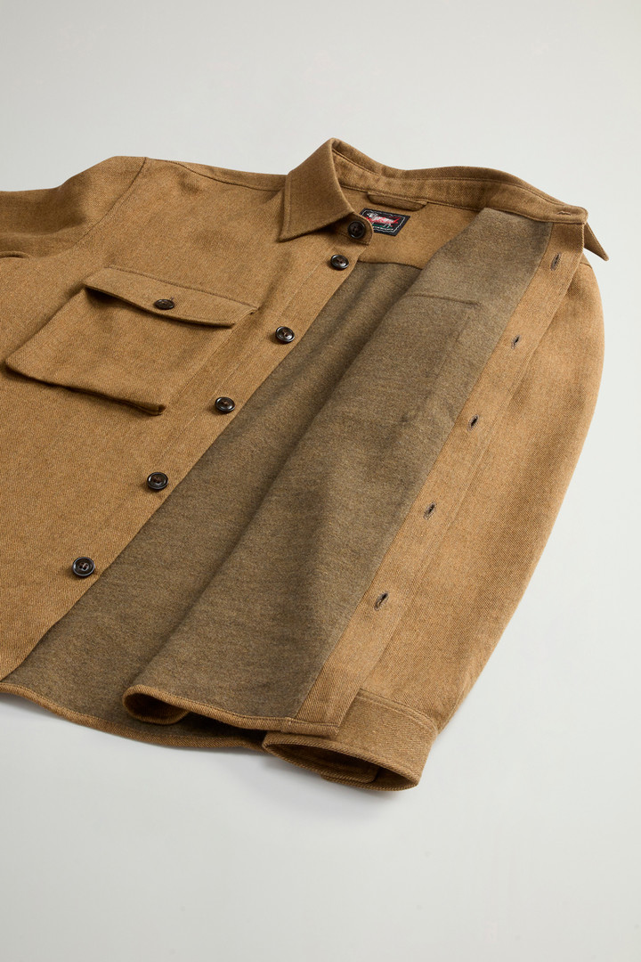 Overshirt aus einer Mischung aus Leinen, italienischer Schurwolle und Kaschmirwolle by Todd Snyder Beige photo 8 | Woolrich