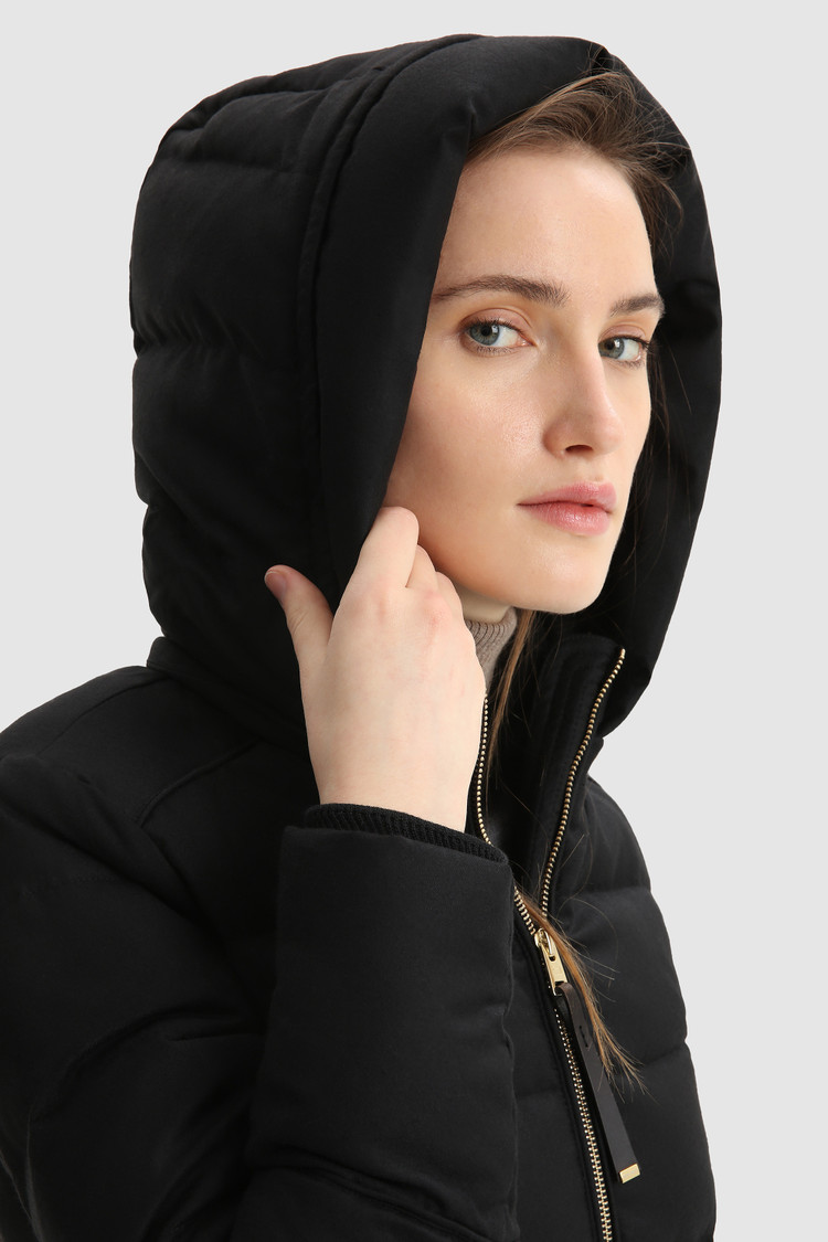 Parka Luxury en soie et laine vierge italienne