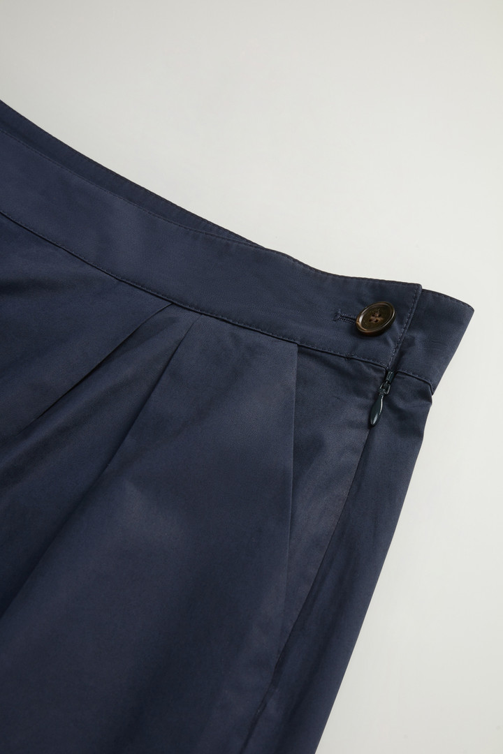 Pure Cotton Poplin Skirt Blue photo 6 | Woolrich