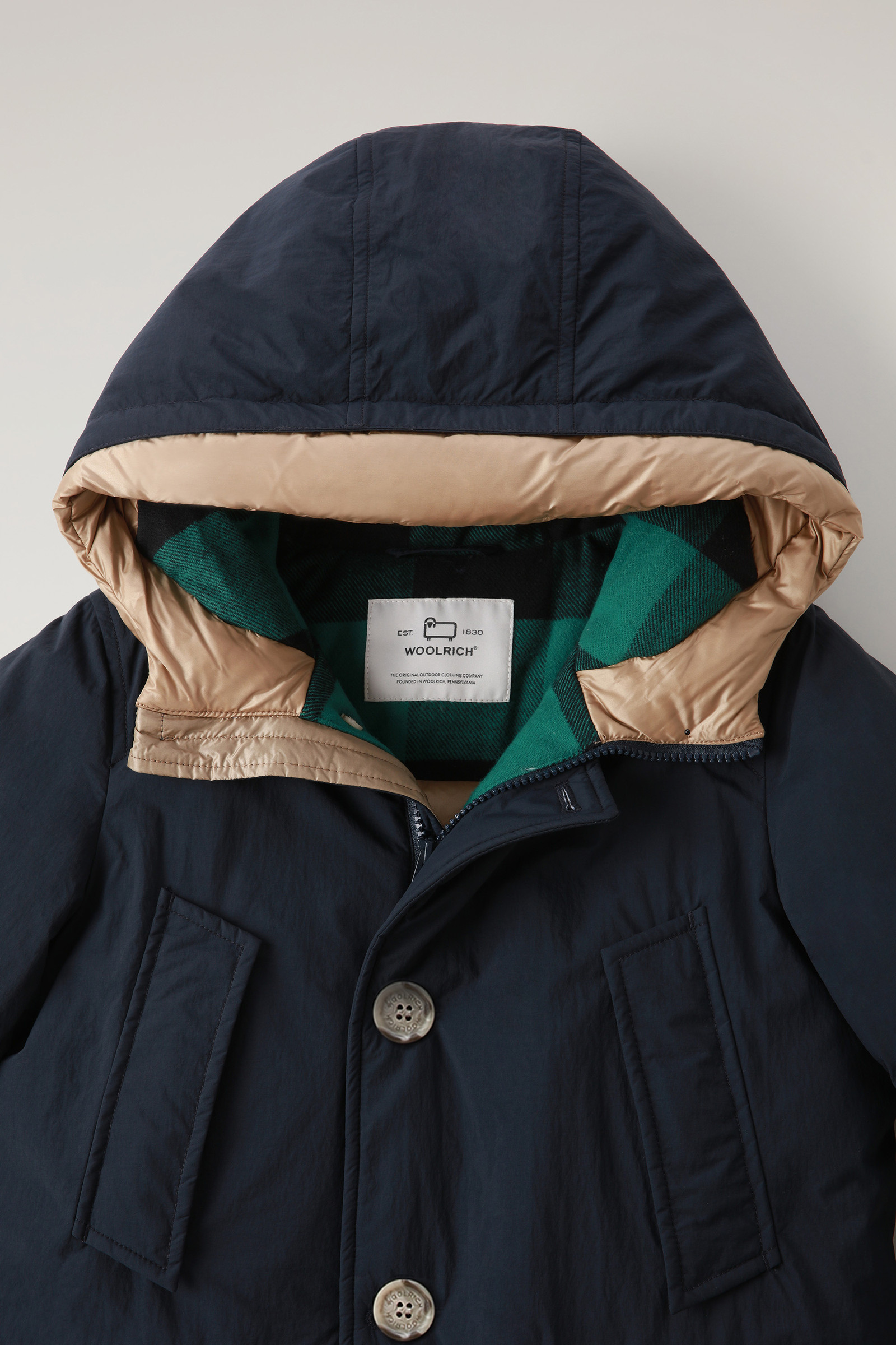 Bayman Parka aus Taslan-Nylon für Jungen blau photo 2 | Woolrich