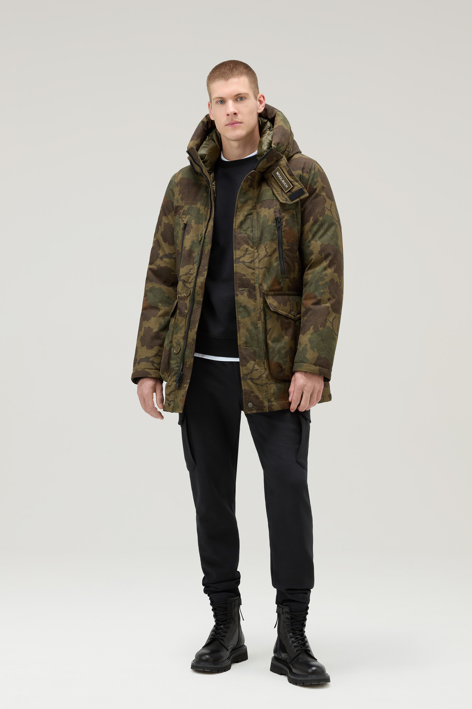Mitchell Arctic Parka Evolution en coton Ripstop vert photo 2 | Woolrich