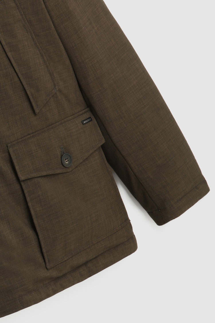 Parka City en tissu haute performance effet laine