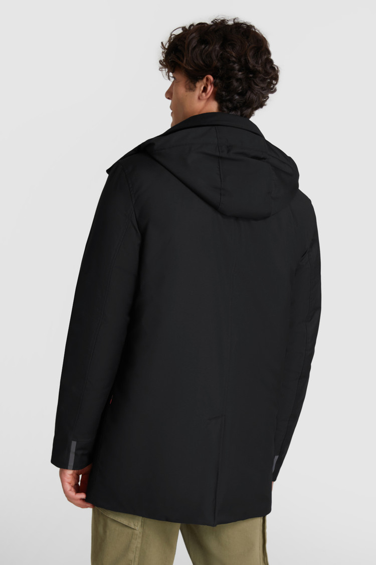 Barrow mac jas met afneembare capuchon