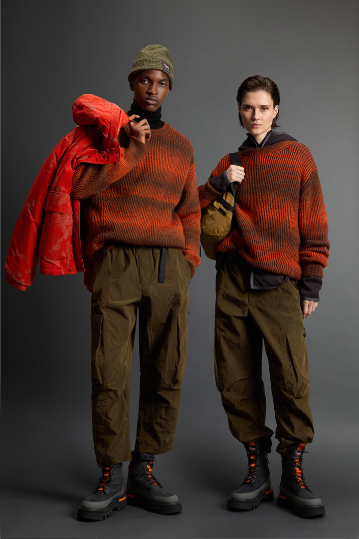 Pullover mit Rundhalsausschnitt aus Schurwollmischung by Todd Snyder Rot photo 1 | Woolrich