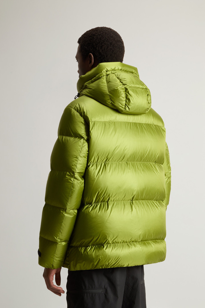 Daunenjacke aus recyceltem Pertex Quantum Nylon mit Kapuze Grün photo 3 | Woolrich