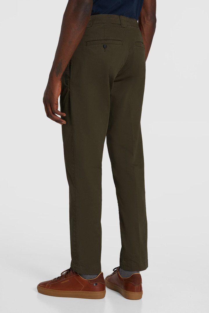 Chino pants in yarn-dyed cotton