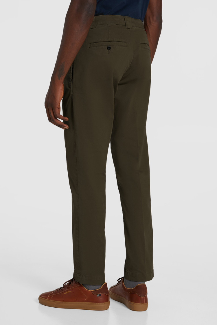 Chino pants in yarn-dyed cotton