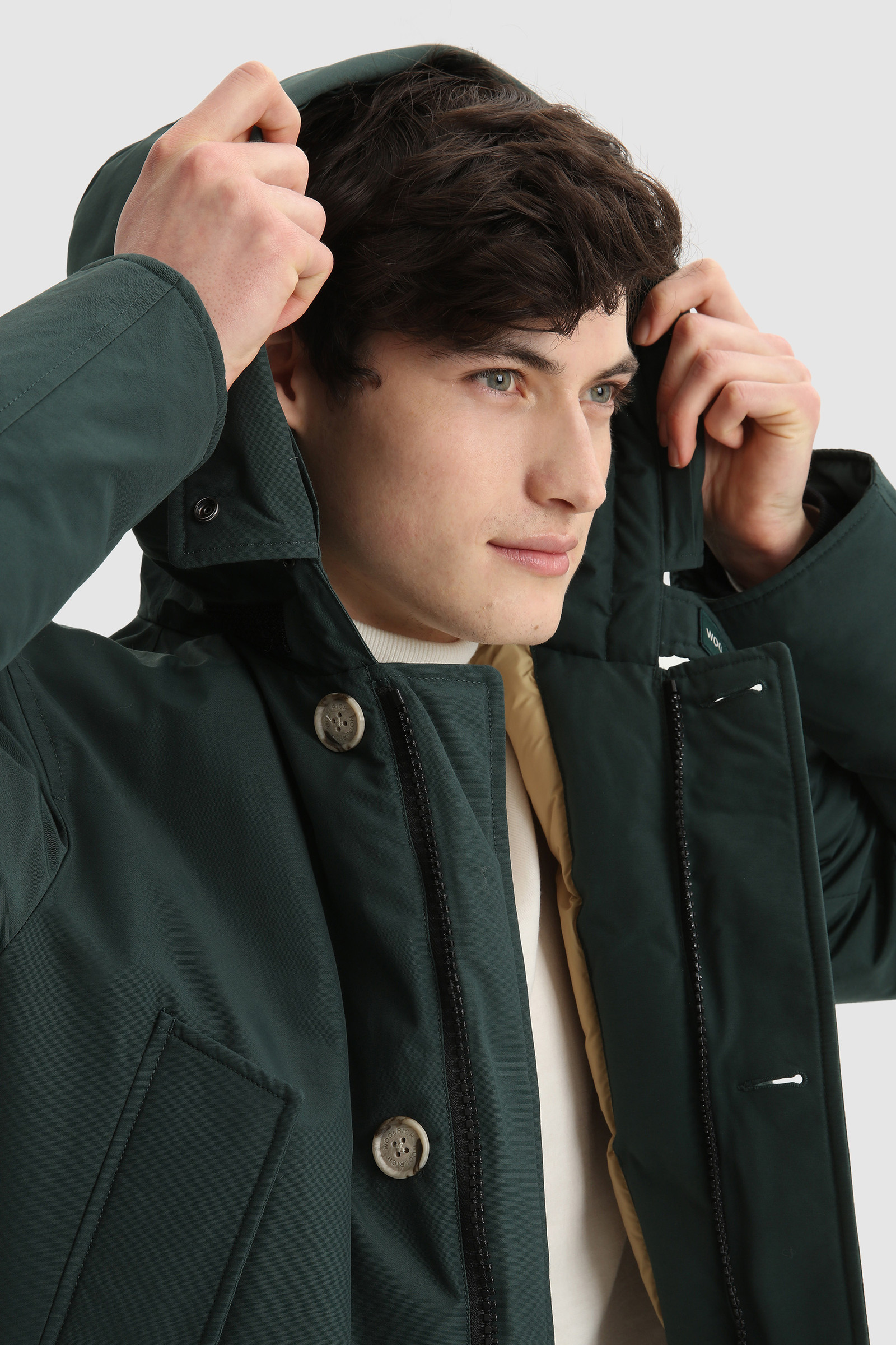 Arctic Parka with Removable Fur Green photo 5 | Woolrich