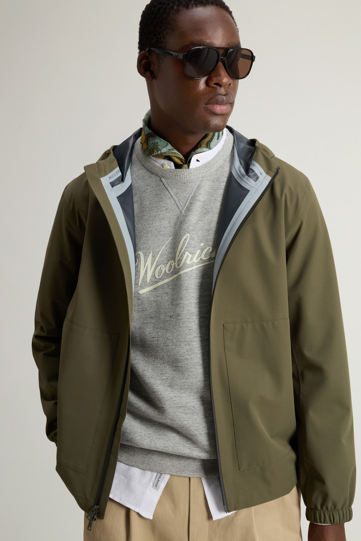 Waterproof Pacific Jacket in Two-Layered Fabric Green photo 4 | Woolrich