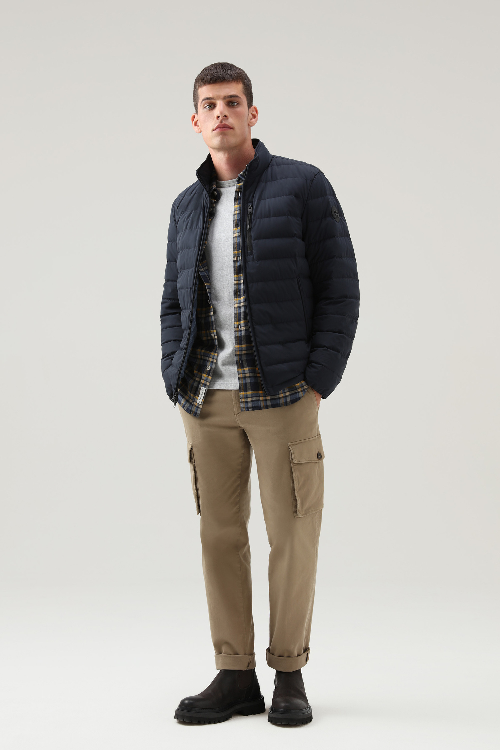 Stretchjacke Sundance Daunenjacke aus Stretch-Nylon Blau photo 2 | Woolrich