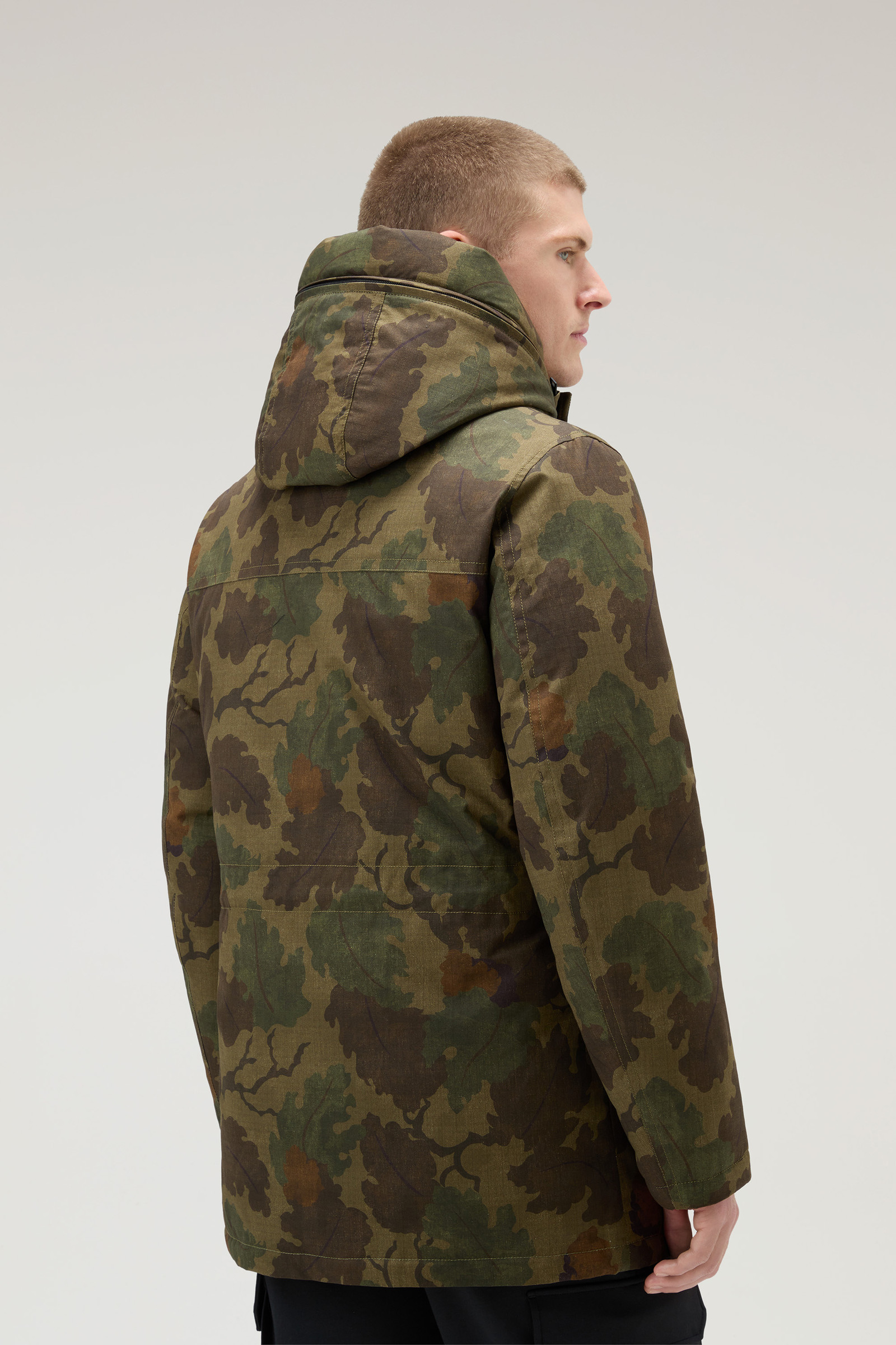 Mitchell Arctic Parka Evolution en coton Ripstop vert photo 3 | Woolrich