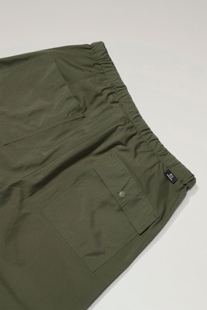 Ranch Pants in Recycled Nylon Green photo 7 | Woolrich