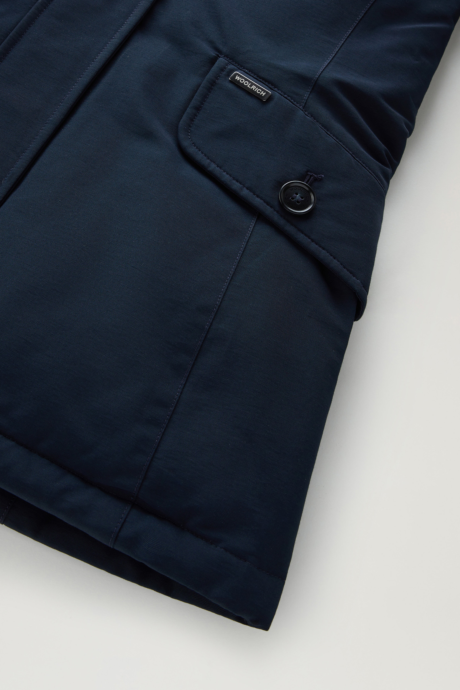Gleeley Parka aus Ramar Cloth blau photo 8 | Woolrich