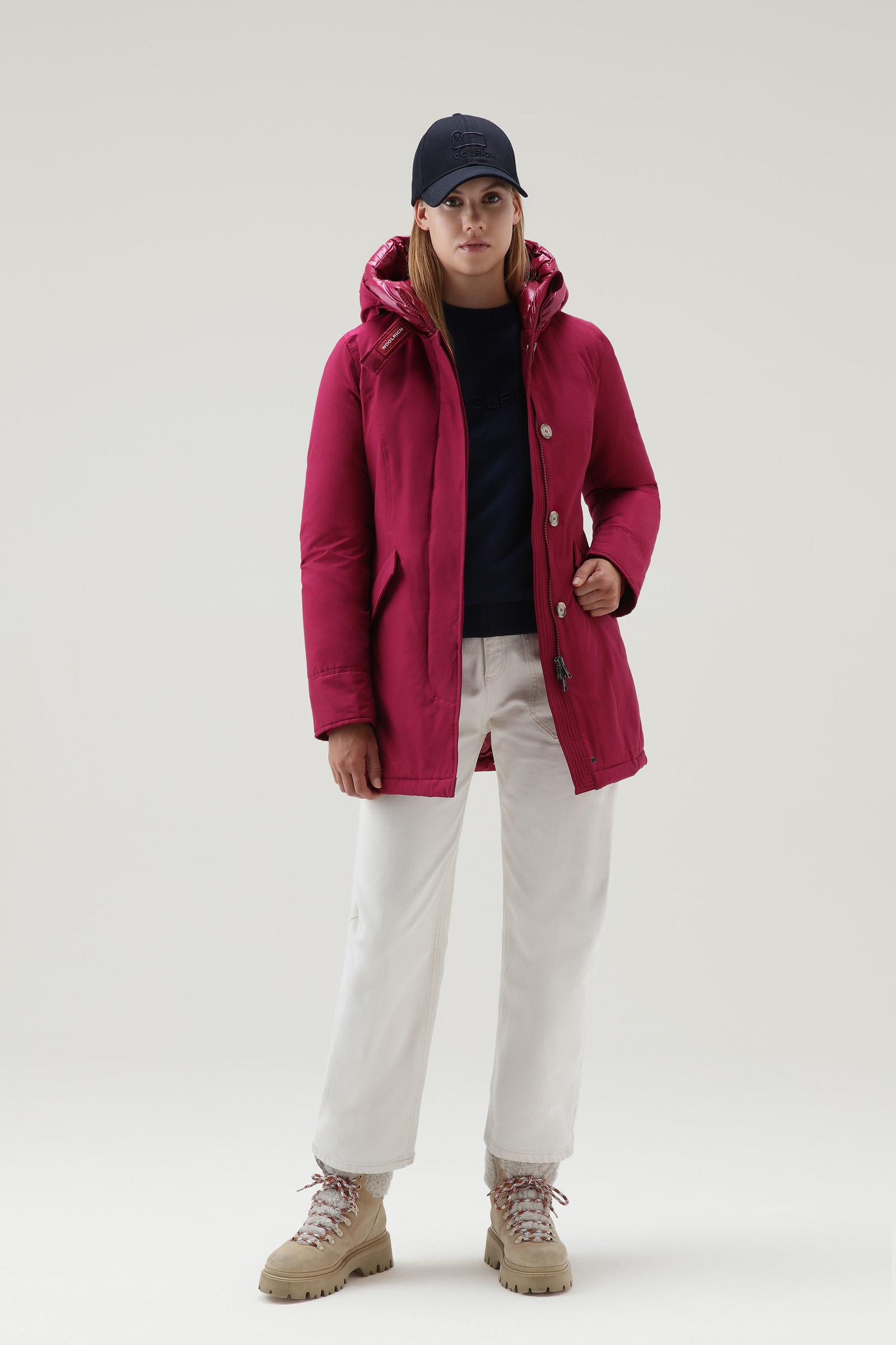 Arctic Parka en Ramar Cloth rouge photo 2 | Woolrich