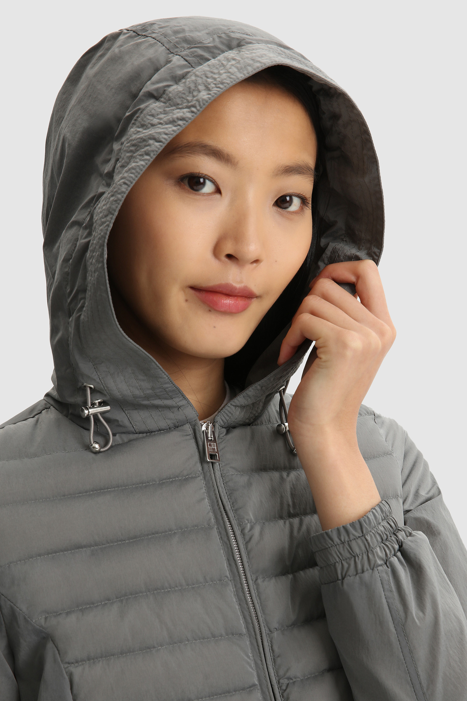 Violet Quilted Parka with Hood Black photo 5 | Woolrich