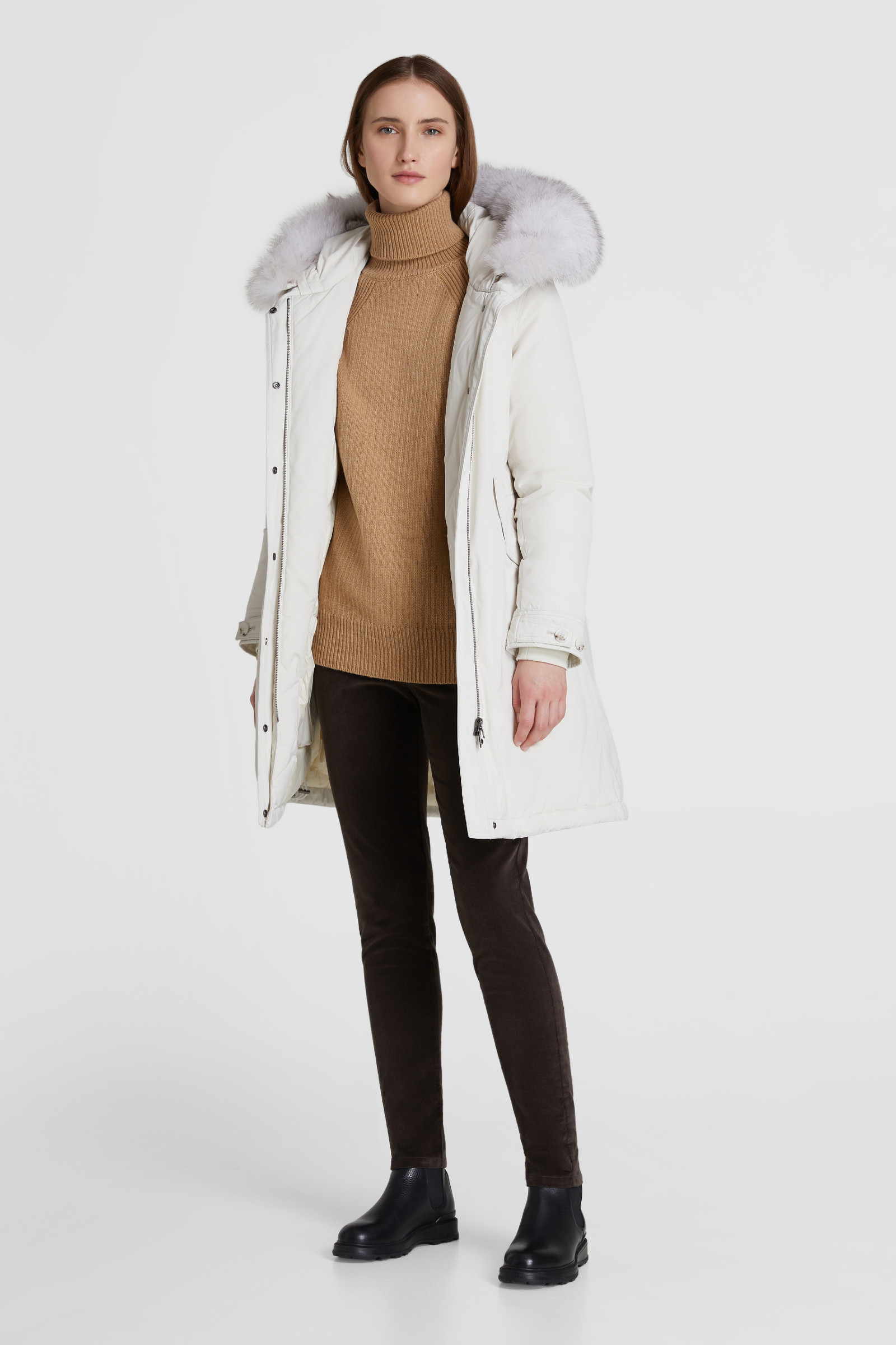 Pantaloni in velluto stretch