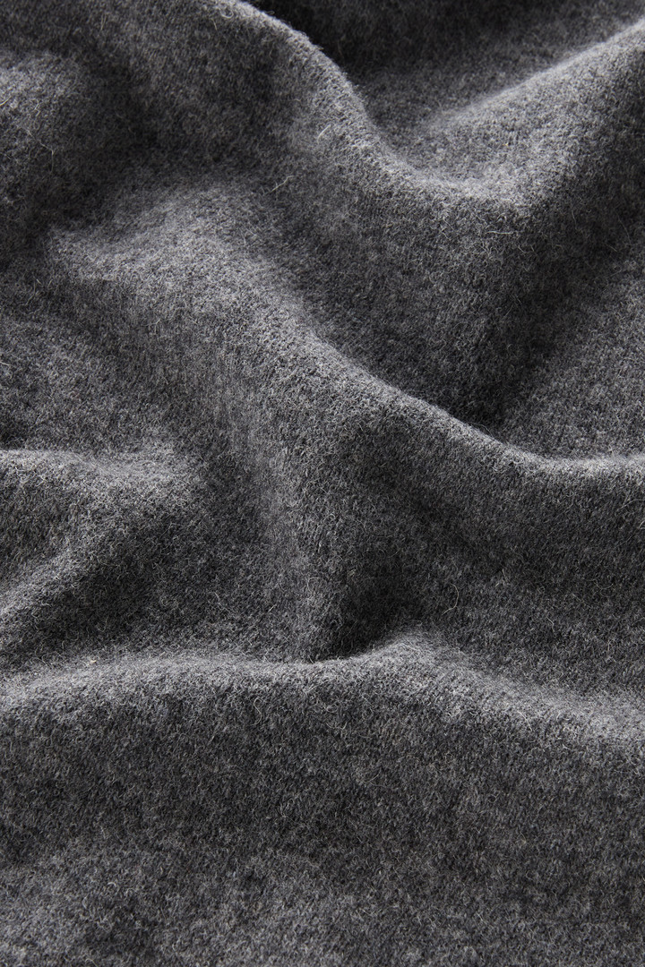 Turtleneck Sweater in Merino Wool Blend Gray photo 8 | Woolrich
