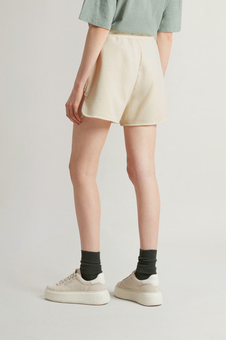 Pure Cotton Fleece Shorts White photo 3 | Woolrich