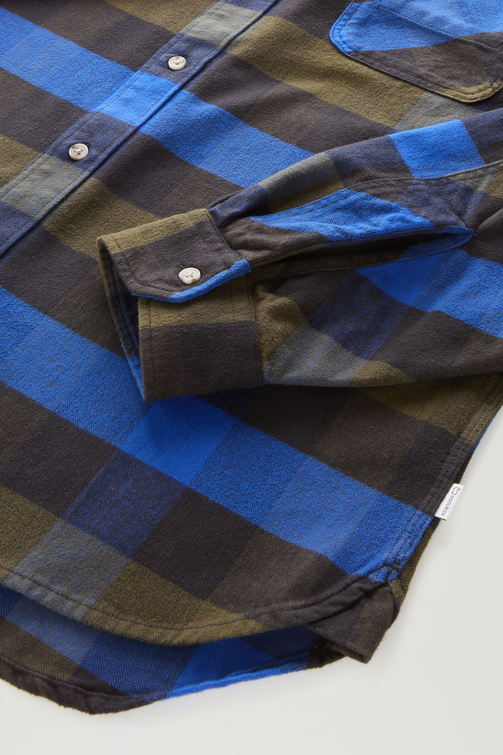 Camicia U.S. Trails in flanella blu photo 8 | Woolrich