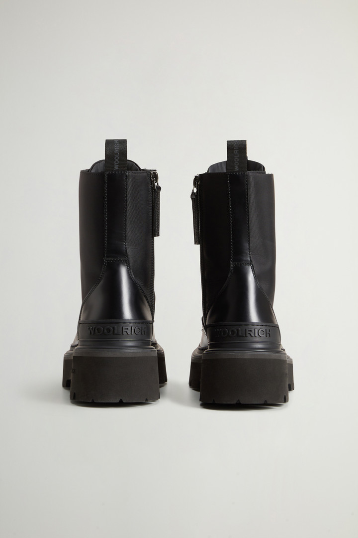 Leather Logger Combat Boots Black photo 3 | Woolrich