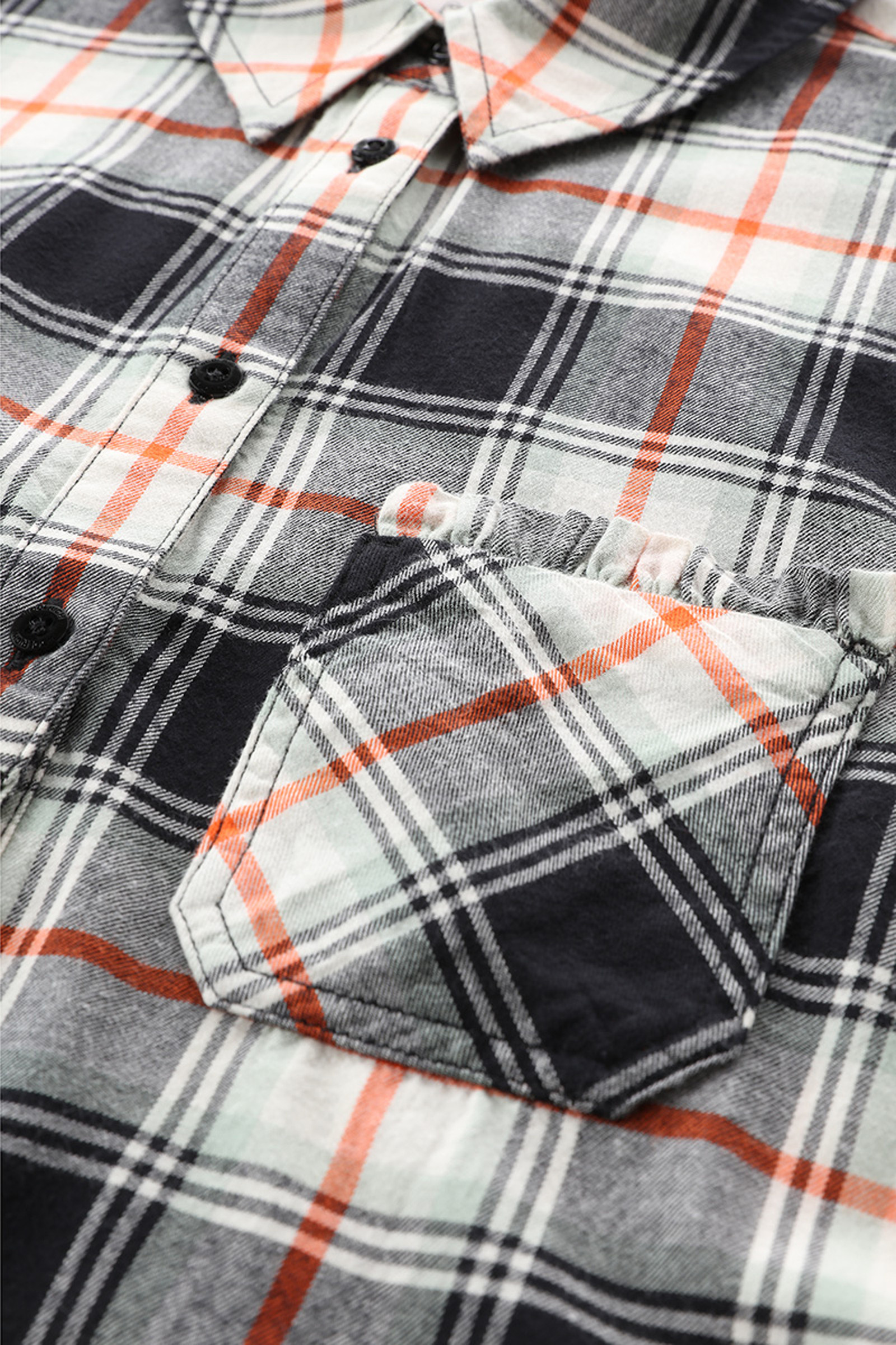 Madras geruit overhemd in lichtgewicht flanel rood photo 7 | Woolrich