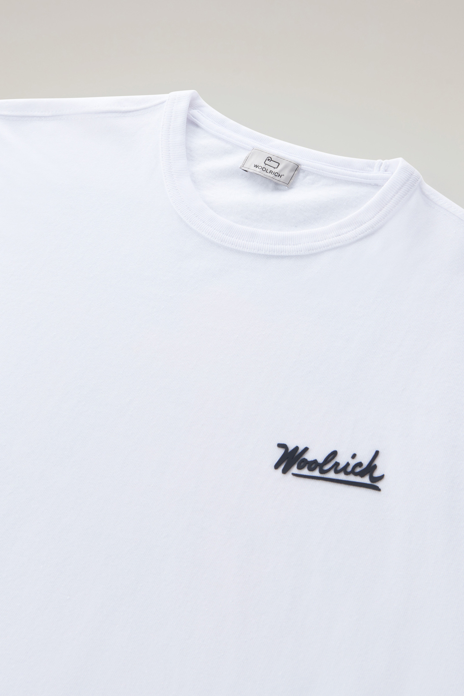 T-shirt in puro cotone con grafica Western sul retro bianco photo 6 | Woolrich