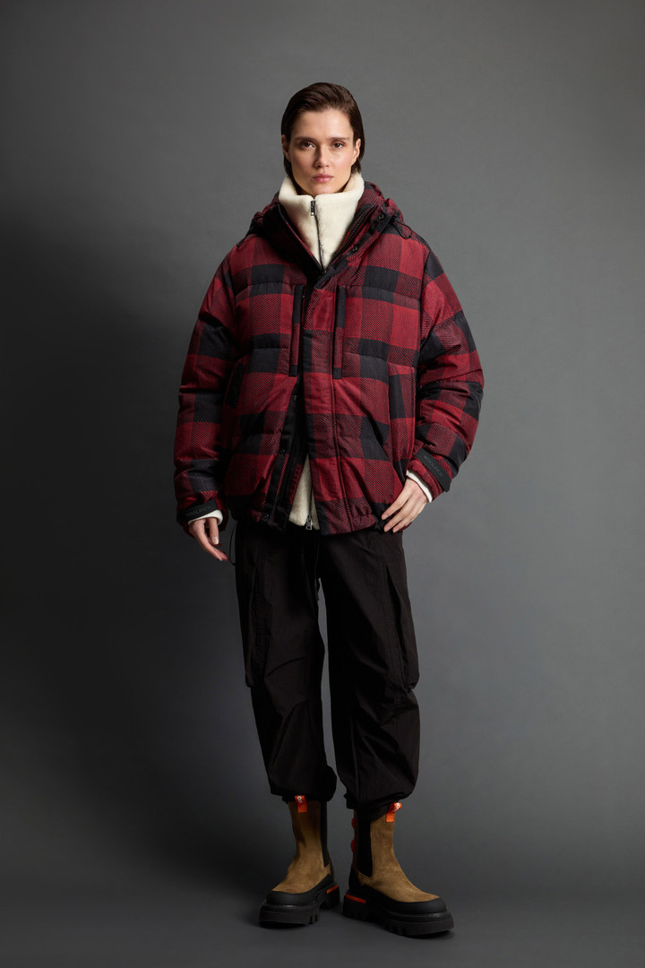 Kurzer Check Parka aus Olmetex-Nylon by Todd Snyder Multifarben photo 4 | Woolrich
