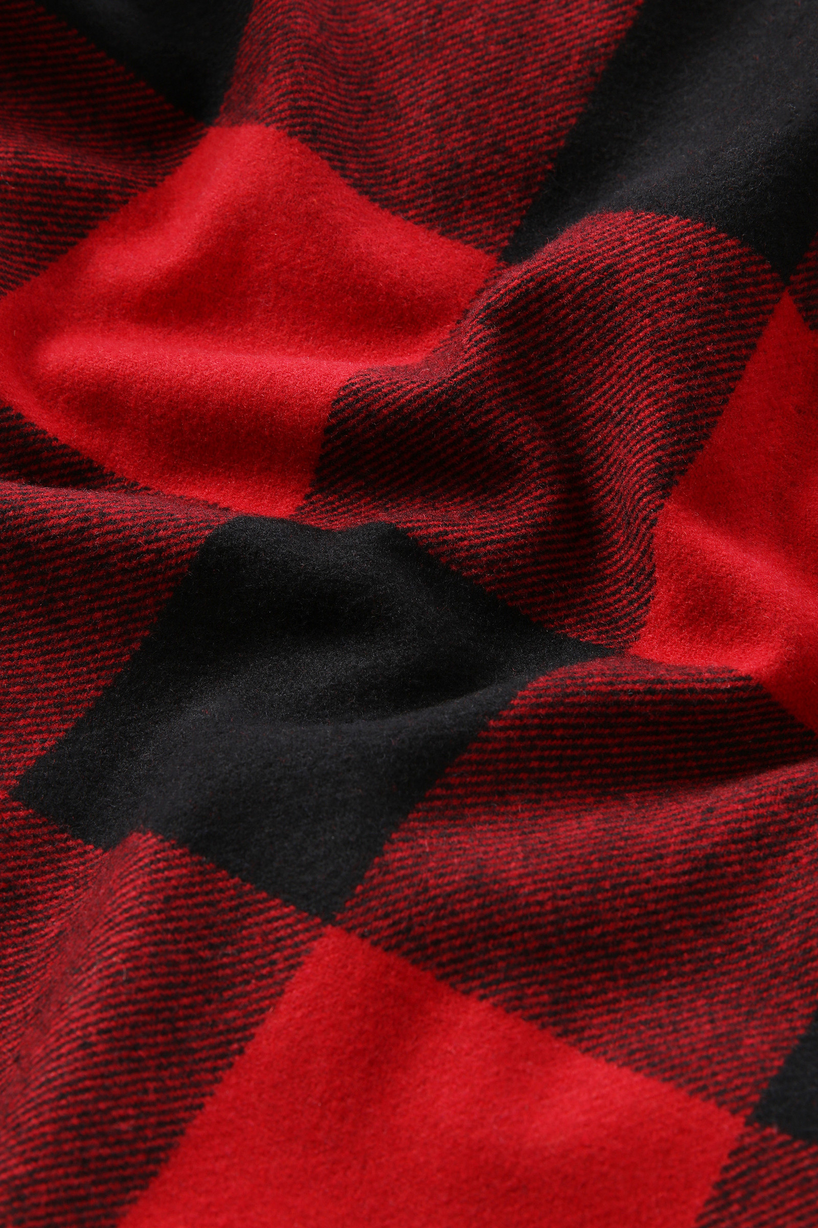 Gestepptes Alaska-Karo-Overshirt aus recycelter Wolle Rot photo 11 | Woolrich
