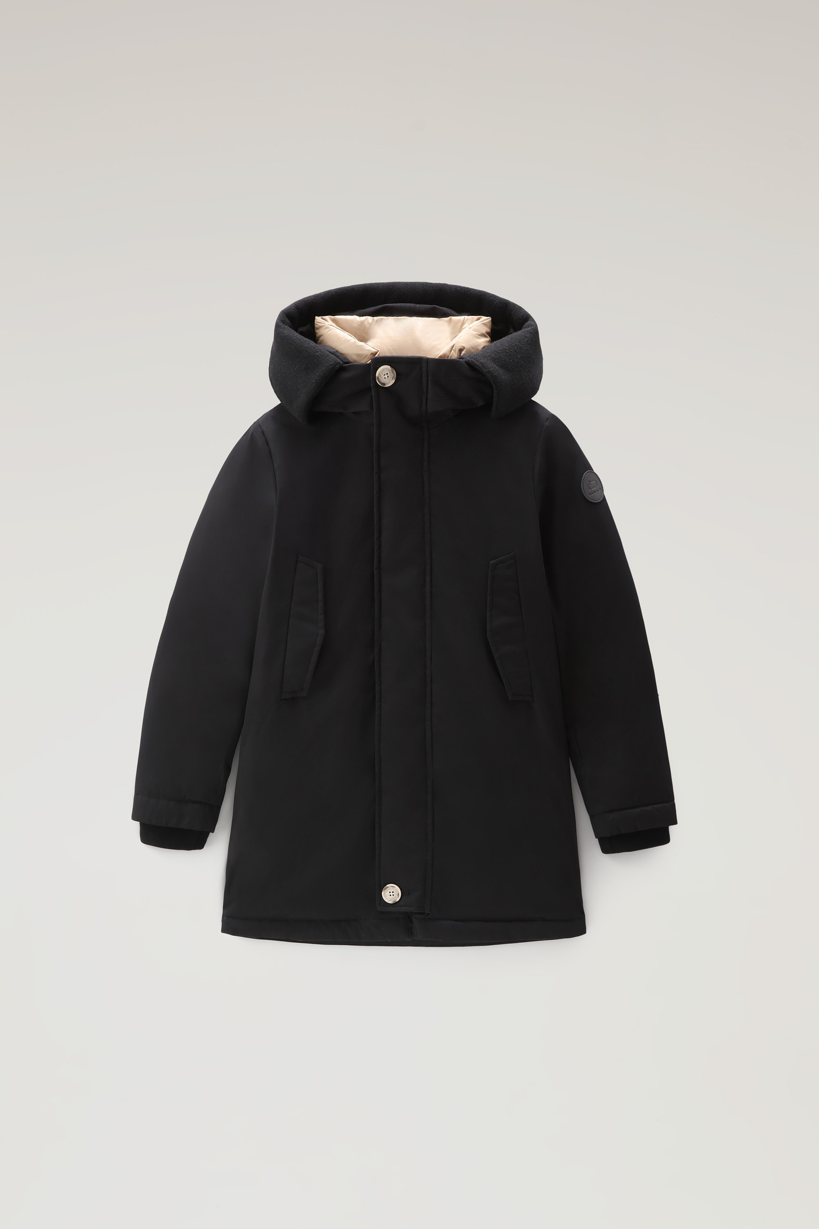 Boys' Cotton Parka Black | Woolrich