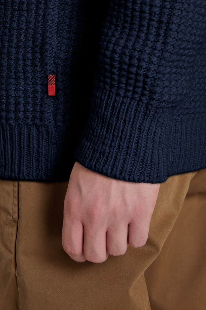 Maglione in lana girocollo a trecce