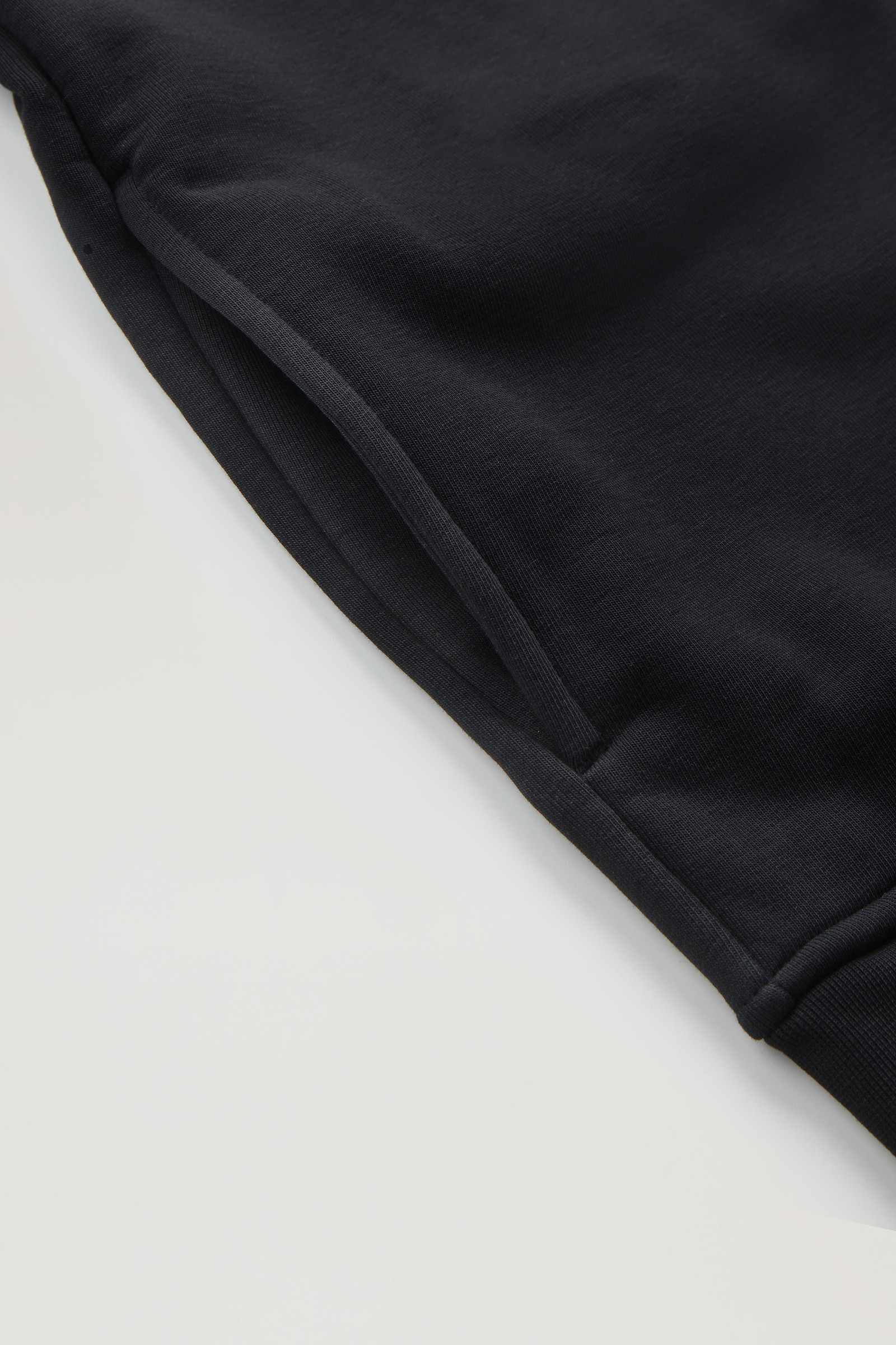Klassieke sweater met volledige rits van een katoenmix zwart photo 7 | Woolrich
