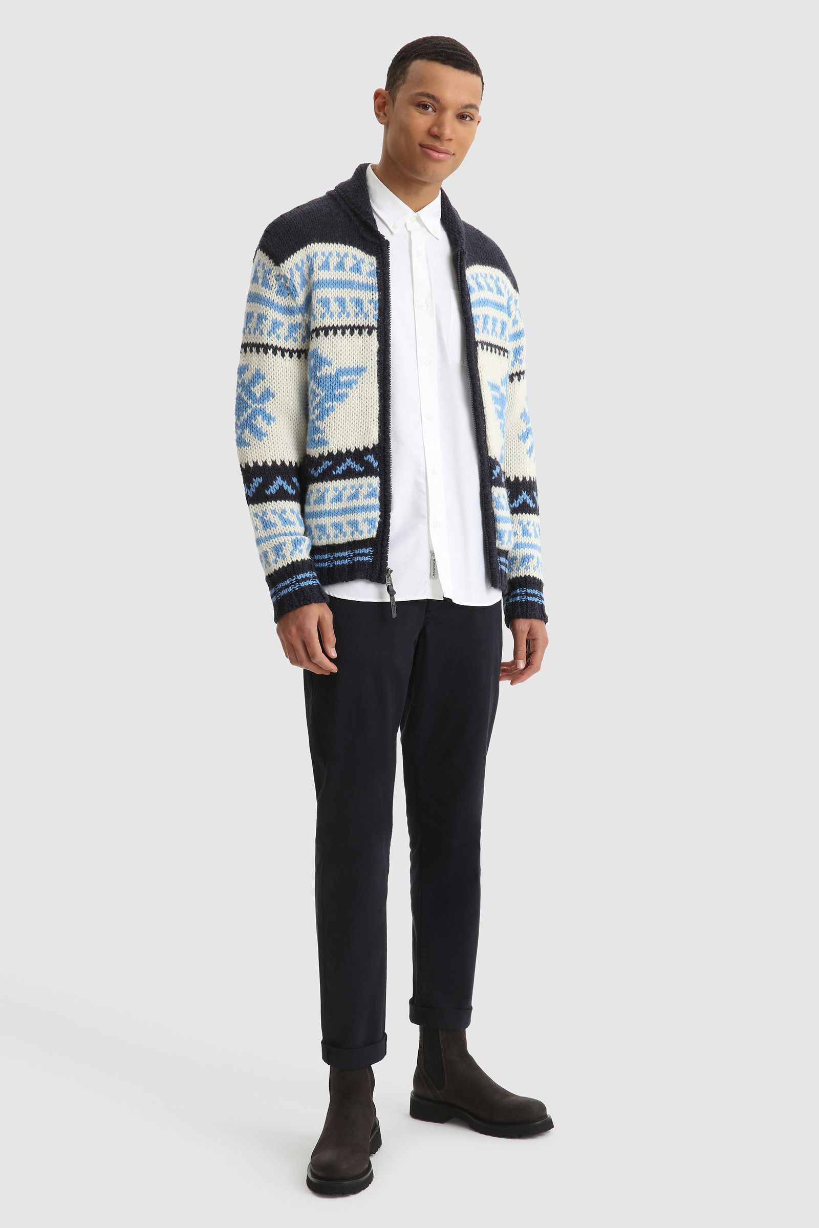 Oxford Heavy Cotton Shirt White photo 2 | Woolrich