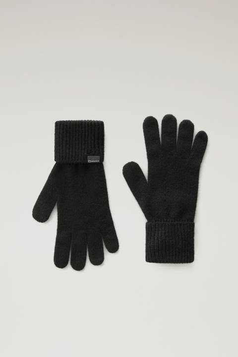 Gants en pur cachemire Noir | Woolrich