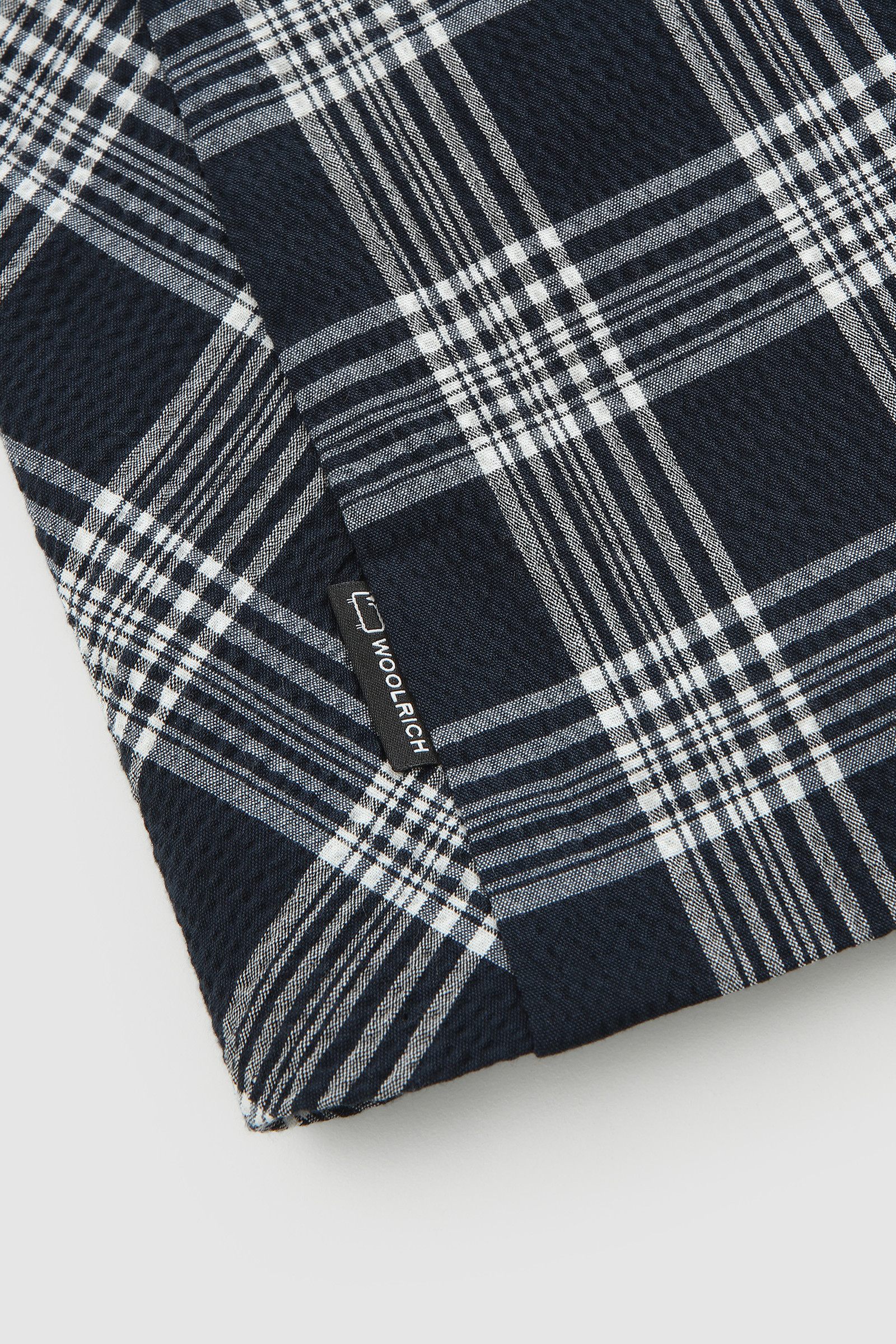 Seersucker Cotton Blazer Blue photo 9 | Woolrich