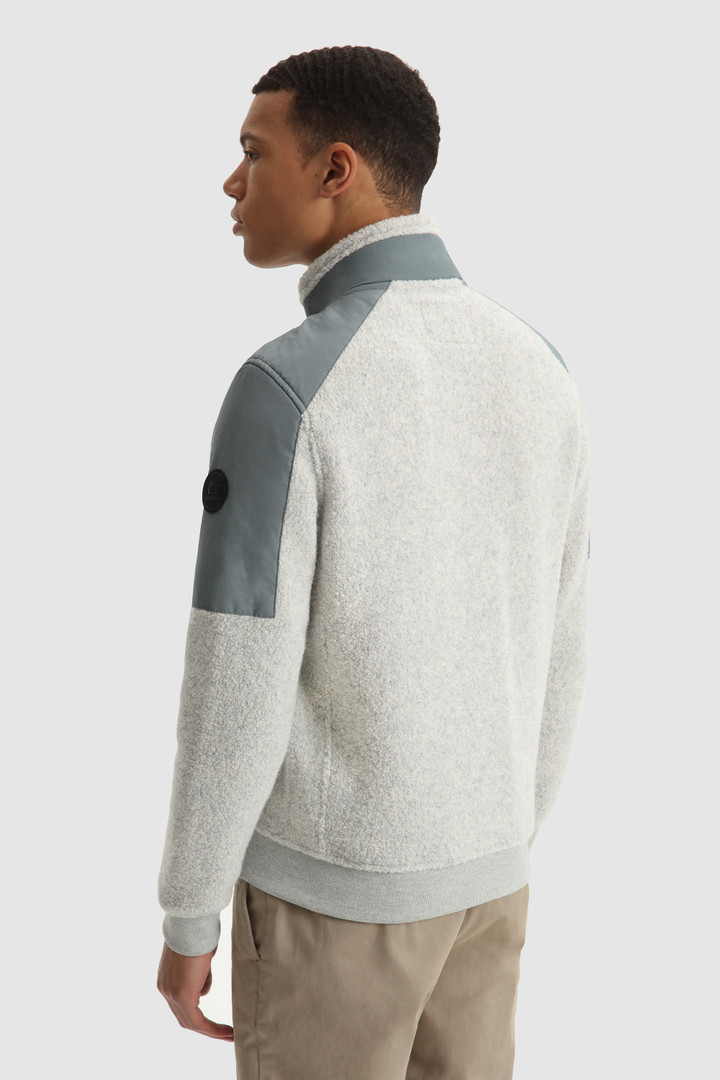 Sherpa full-zip Track Jacket with nylon inserts