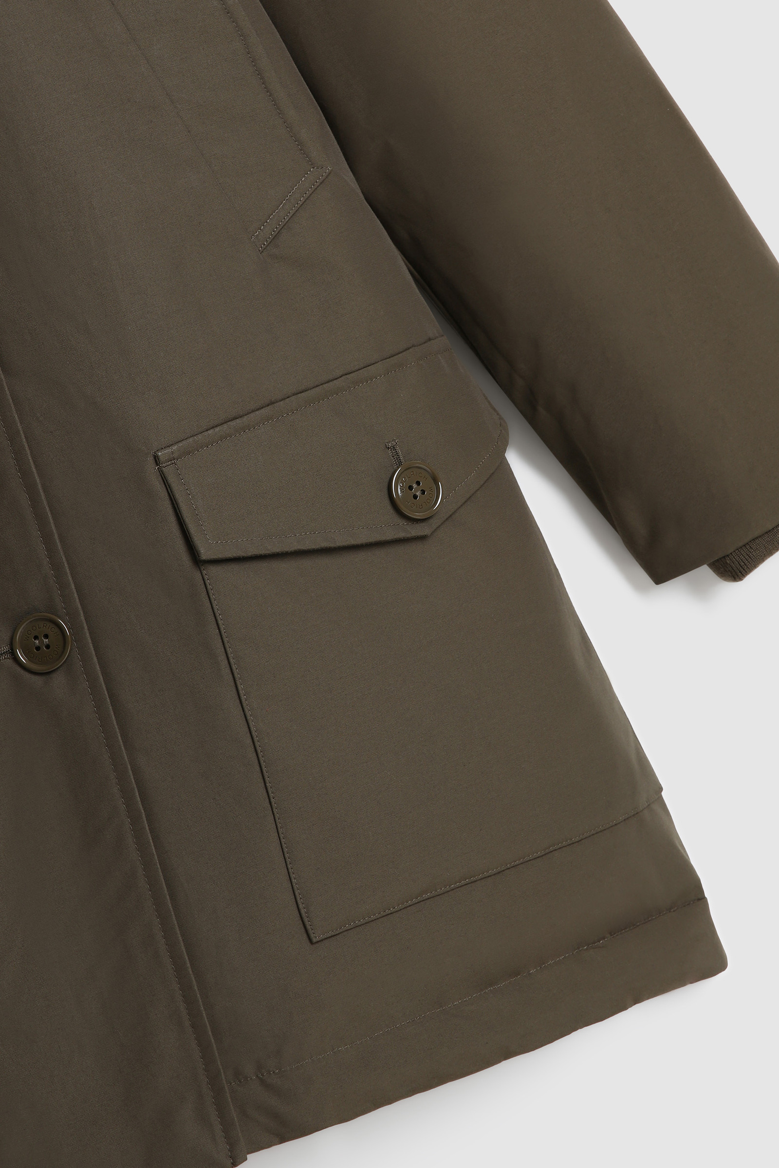Arctic Parka avec col montant et capuche double Vert photo 9 | Woolrich