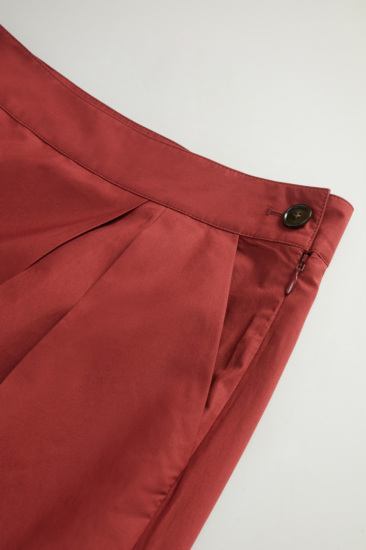 Pure Cotton Poplin Skirt Red photo 6 | Woolrich