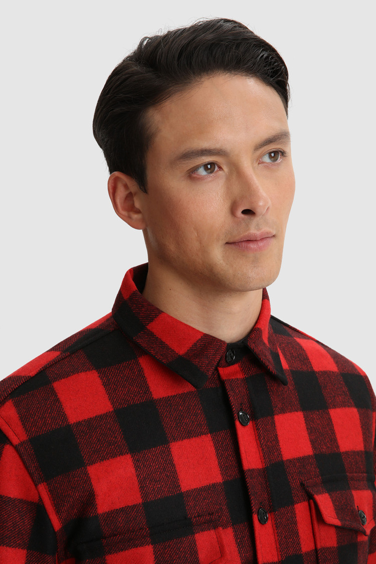 Camisa Alaskan Melton de lana italiana reciclada