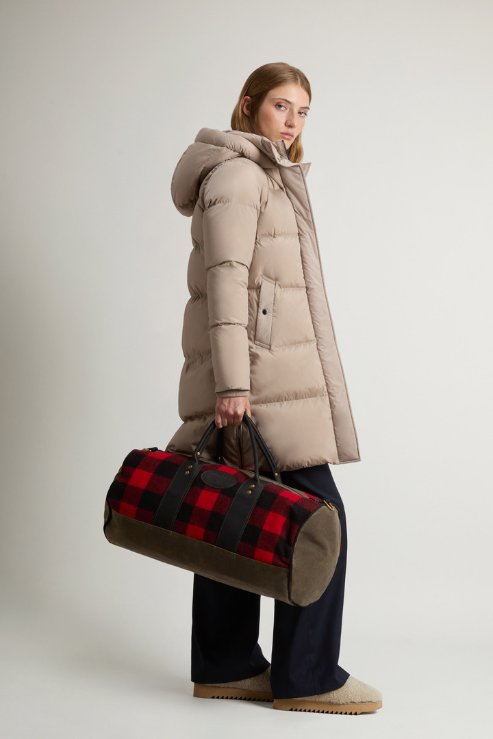Duffel bag with Check-Patterned Inserts Red photo 8 | Woolrich