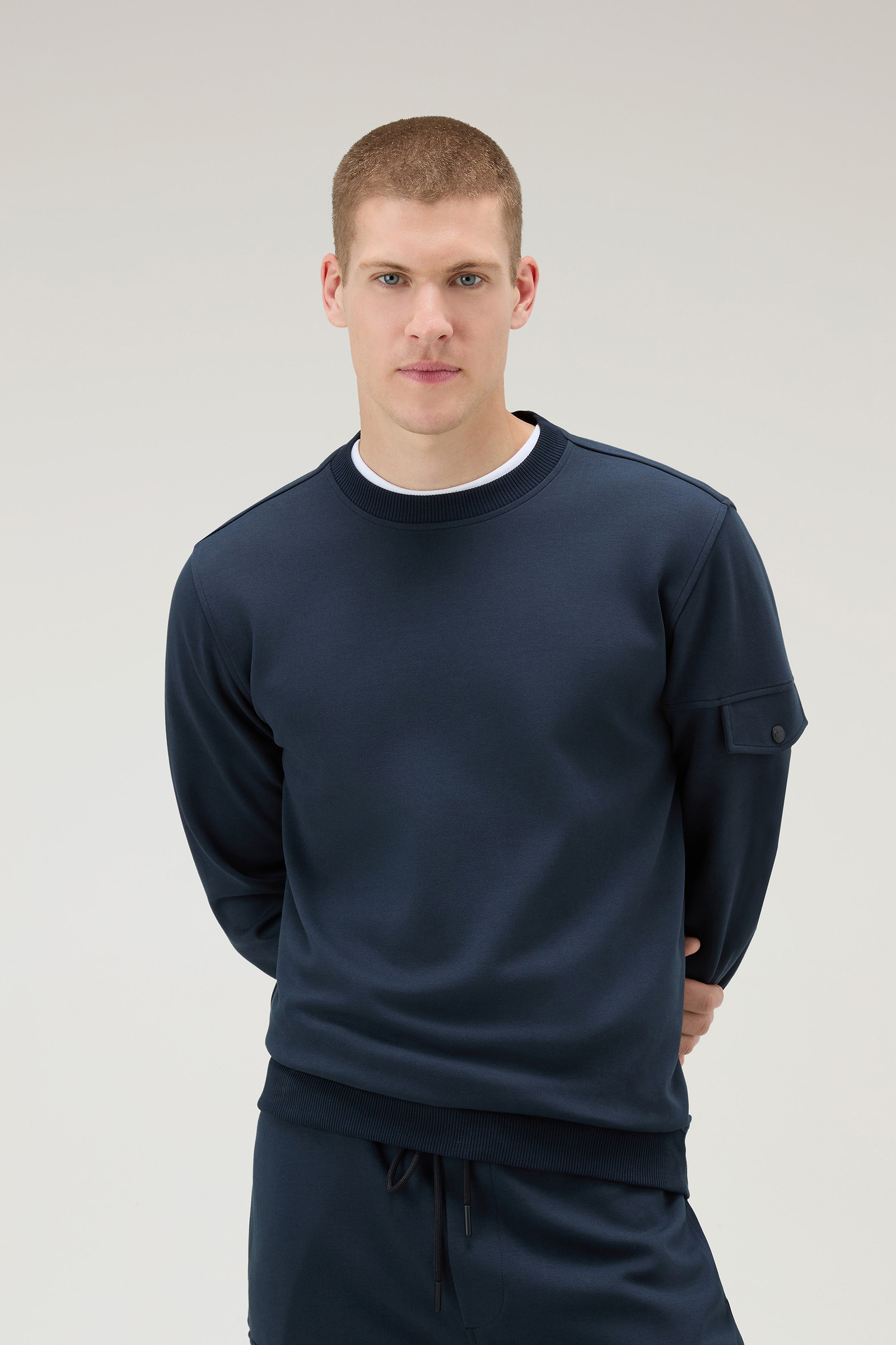 Cp company ombre online blue sweatshirt