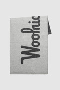 Sjaal van wolmix met logo